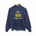80s ラグランパーカー SIGS ネイビー M | 古着