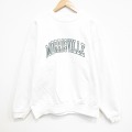 ジャージーズ 90s 長袖スウェット MORRISVILLE刺繍 ホワイト XL | 古着