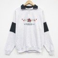90s ハーフジップスウェット テネシー刺繍 グレー XL | 古着