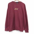 ジャンスポーツ 90s 長袖スウェット MOM刺繍 バーガンディ XL | 古着