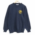 90s 長袖スウェット MCJROTC ネイビー L | 古着