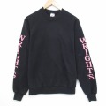 80s ラグランスウェット WRIGHTS ブラック M | 古着