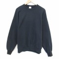 90s 長袖スウェット ブラック XL | 古着