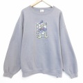 ディズニー 90s 長袖スウェット ドナルドダック グレー XL | 古着