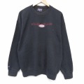 ジャンスポーツ 90s 長袖スウェット SRJC刺繍 ブラック XL | 古着