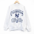 00s 長袖スウェット NEW YORK YANKEESプリント グレー L | 古着