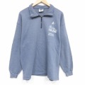 リー 90s 長袖ハーフジップスウェット 灯台 グレー XL | 古着