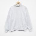ラッセル 90s 長袖スウェット ワンポイントロゴ グレー L | 古着