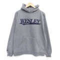 ジャンスポーツ 00s 長袖パーカー WESLEY刺繍 グレー XL | 古着