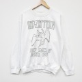 レッドツェッペリン 長袖スウェット ホワイト L | 古着