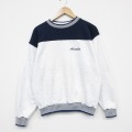 90s 長袖スウェット アラスカ ホワイト L | 古着