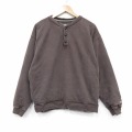 Arborwear 長袖スウェット ワンポイントロゴ ブラウン XL | 古着