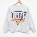 ヘインズ 90s 長袖スウェット タイガース グレー M | 古着