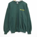 90s 長袖スウェット danforth グリーン L | 古着