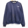 カーハート 90s 長袖スウェット ワンポイントロゴ ネイビー XL | 古着