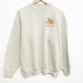90s 長袖スウェット カボチャ ベージュ L | 古着