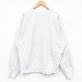 XL★古着 長袖 スウェット メンズ 00年代 00s 無地 リバースタイプ 大きいサイズ クルーネック グレー 霜降り 26jun11