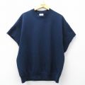 00s 半袖スウェット ネイビー XL | 古着