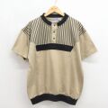 00s 半袖スウェット ベージュ メンズL相当 | 古着