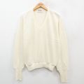 80s 長袖セーター 生成り M | 古着