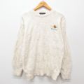 90s 長袖セーター ベージュ M | 古着