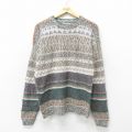 90s 長袖セーター ベージュ L | 古着