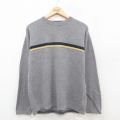 M★古着 エアロポステール AEROPOSTALE 長袖 セーター メンズ 00年代 00s クルーネック グレー他 霜降り 24nov12 中古 ニット トップス