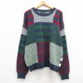 00s 長袖セーター ネイビー XL | 古着