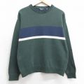 90s 長袖セーター グリーン M | 古着