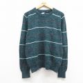 90s 長袖セーター ブルーグリーン L | 古着