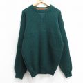 00s 長袖セーター グリーン M | 古着
