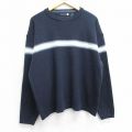 00s 長袖セーター ネイビー XL | 古着