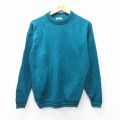 ニット 90s 長袖セーター ブルー M | 古着
