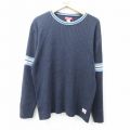 L★古着 ユニオンベイ 長袖 セーター メンズ クルーネック オーストラリア製 紺他 ネイビー 25sep29 中古 ニット トップス