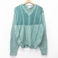 ロンドンフォグ 90s 長袖セーター グリーン M | 古着