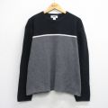 【20%OFF】XL★古着 オールドネイビー OLD NAVY 長袖 セーター メンズ 00年代 00s クルーネック グレー 霜降り他 25oct10 中古 ニット トップス
