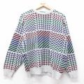 M★古着 長袖 セーター メンズ 90年代 90s コットン クルーネック USA製 グレー他 25dec13