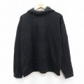 L★古着 ラルフローレン チャップス 長袖 ブランド セーター パーカー メンズ 90年代 90s ウール 黒【spe】 25dec16