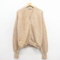 L★古着 REVERE 長袖 ニット カーディガン メンズ 70年代 70s アルパカ ベージュ 25dec24