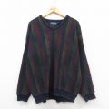 ラルフローレン 90s 長袖セーター ネイビー XL | 古着