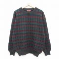 JOS A BANK 90s 長袖セーター ブラック M | 古着