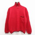 M★古着 ギャップ GAP 長袖 セーター メンズ 90年代 90s タートルネック ハイネック 赤 26apr11