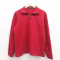 ラルフローレン 長袖セーター ワンポイントロゴ レッド M | 古着