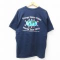 半袖Tシャツ 地球 ネイビー L | 古着