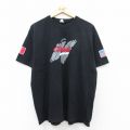 【50%OFF】XL★古着 半袖 Tシャツ メンズ 車 Jc Wheels コットン クルーネック 黒 ブラック 25aug23 中古