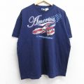 半袖Tシャツ 鳥 ネイビー XL | 古着
