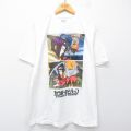 XL★古着 半袖 Tシャツ メンズ アニメ カウボーイビバップ コットン クルーネック 白【spe】 26mar18