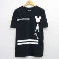 XL★古着 半袖 Tシャツ メンズ ゲーム ディズニー キングダムハーツ 大きいサイズ コットン クルーネック 黒【spe】 26mar19