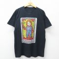 XL★古着 半袖 Tシャツ メンズ 映画 チャッキー 大きいサイズ コットン クルーネック 黒 26mar26