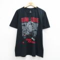 XL★古着 半袖 Tシャツ メンズ マイケルジョーダン エアジョーダン 飛行機 コットン クルーネック 黒 26apr14